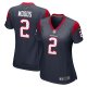 Women's Houston Texans Robert Woods Nike  Navy  Game Jersey