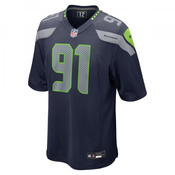 Men's Seattle Seahawks Byron Murphy II Nike College Navy 2024 NFL Draft First Round Pick Player Game Jersey