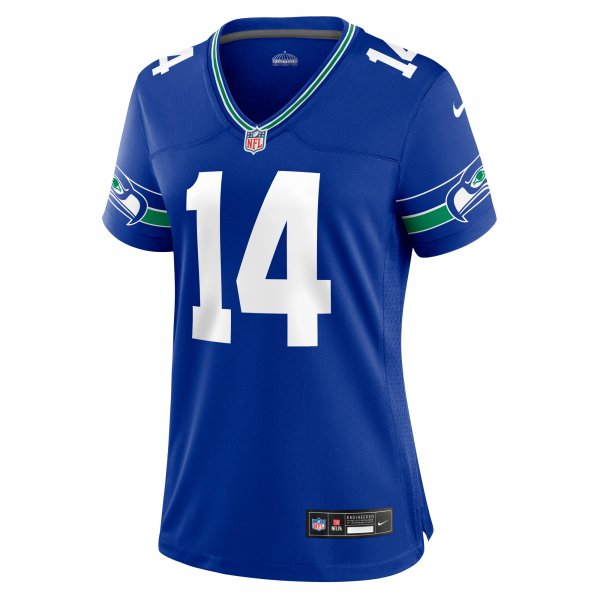 Women's Seattle Seahawks DK Metcalf Nike Royal Player Jersey