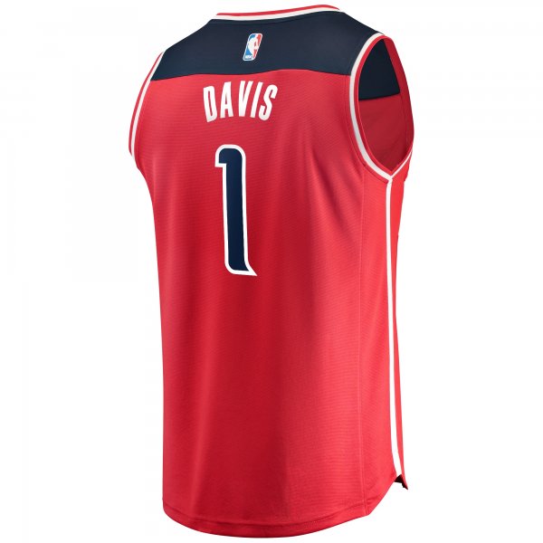 Men's Washington Wizards Johnny Davis Fanatics Red Fast Break Replica Player Jersey Icon - Edition