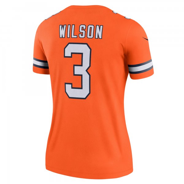 Women's Denver Broncos Russell Wilson Nike Orange Team Alternate Legend Jersey