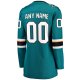 Women's San Jose Sharks Fanatics Teal Home Breakaway Custom Jersey