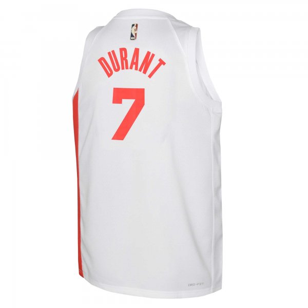 Youth Brooklyn Nets Kevin Durant Nike White 2022/23 Swingman Jersey - Classic Edition