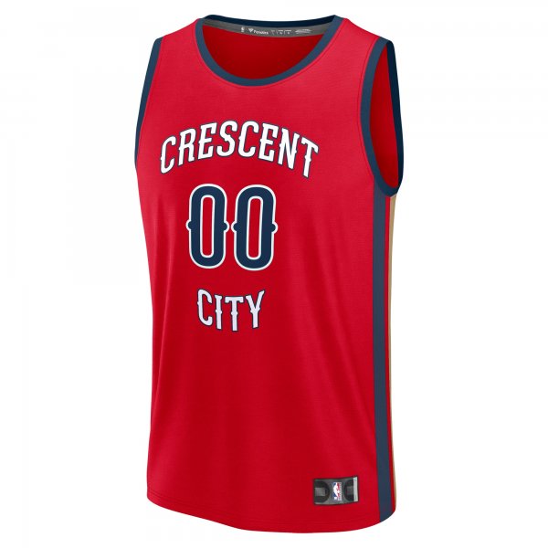 Men's New Orleans Pelicans  Fanatics Red Custom Fast Break Jersey - Statement Edition