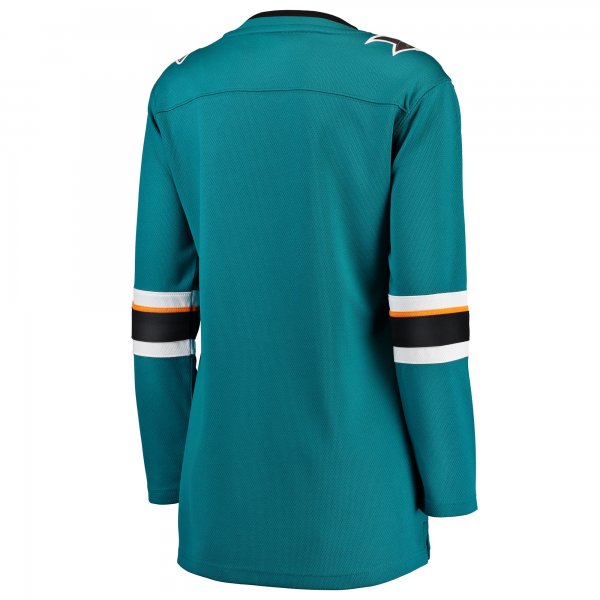 Women's San Jose Sharks Fanatics Teal Breakaway Home Jersey