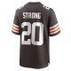 Men's Cleveland Browns Pierre Strong Jr. Nike  Brown Team Game Jersey