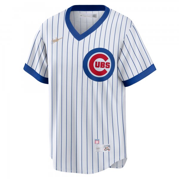 Men's Chicago Cubs Ernie Banks Nike White Home Cooperstown Collection Player Jersey