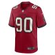 Men's Tampa Bay Buccaneers Logan Hall Nike Red Game Player Jersey