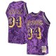 Men's Los Angeles Lakers Shaquille O'Neal Mitchell & Ness Purple Hardwood Classics 1996/97 Lunar New Year Swingman Jersey