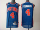 Men's Detroit Pistons #4 Joe Dumars Blue Throwback Stitched NBA Jersey