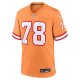 Men's Tampa Bay Buccaneers Tristan Wirfs Nike Orange Throwback Game Jersey