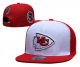 Kansas City Chiefs's white and red cap