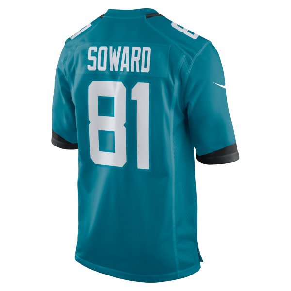 Men's Jacksonville Jaguars R. Jay Soward Nike  Teal Retired Player Team Game Jersey