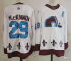 Men's Colorado Avalanche #29 Nathan MacKinnon White Adidas 2020-21 Stitched NHL Jersey