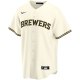 Men's Milwaukee Brewers Nike Cream Home Pick-A-Player Retired Roster Replica Jersey