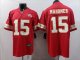 Nike Kansas City Chiefs #15 Patrick Mahomes II Red Stitched NFL Limited Rush Jersey