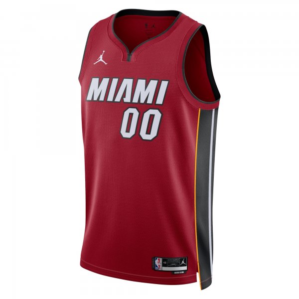 Unisex Miami Heat Jordan Brand Red 2022/23 Swingman Custom Jersey - Statement Edition