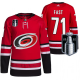 Men's Jesper Fast Carolina Hurricanes 2022 Stanley Cup Playoffs Red #71 Jersey