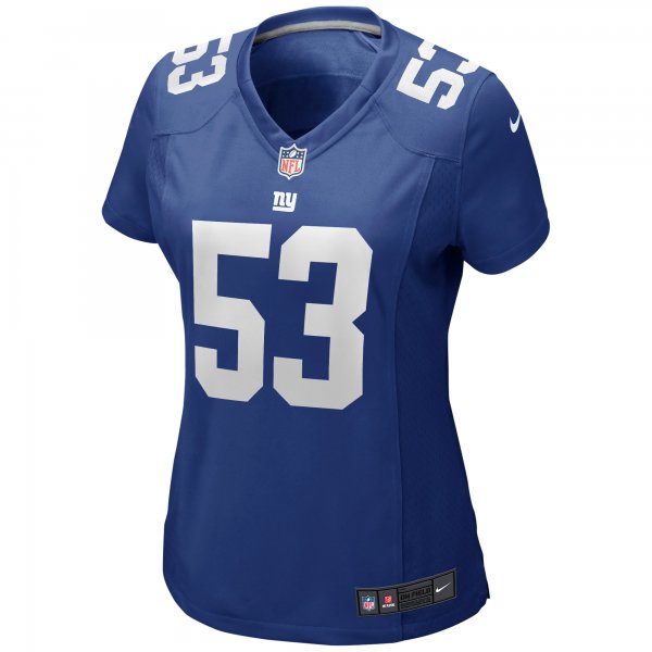 Women's New York Giants Harry Carson Nike Royal Game Retired Player Jersey