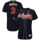 Men's Atlanta Braves #3 Dale Murphy Navy Blue Flexbase Collection Stitched MLB Jersey