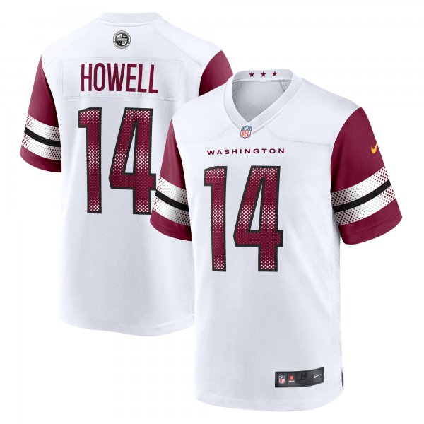 Men's Washington Commanders Sam Howell Nike  White Team Game Jersey