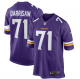 Men's Minnesota Vikings #71 Christian Darrisaw Nike Purple 2021 NFL Draft First Round Pick Limited Jersey