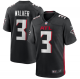 Men's Atlanta Falcons #3 Mykal Walker Nike Black NFL Limited Player Jersey