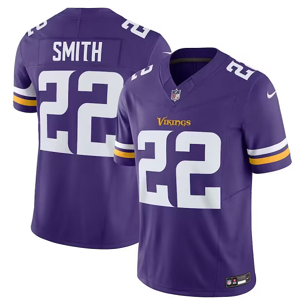 Youth Minnesota Vikings #22 Harrison Smith Nike Purple Vapor F.U.S.E. Limited Jersey