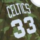 Men's Boston Celtics Larry Bird Mitchell & Ness Camo Hardwood Classics 1985/86 Ghost Green Swingman Jersey