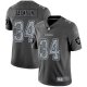 Las Vegas Raiders #34 Bo Jackson Gray Static Men's Stitched NFL Vapor Untouchable Limited Jersey