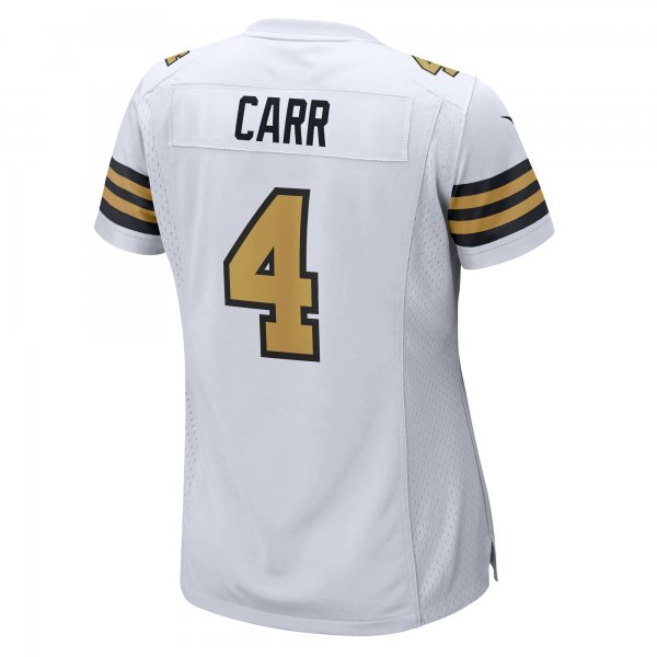 Women's New Orleans Saints Derek Carr Nike  White Alternate Game Jersey