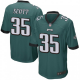 Men's Nike Philadelphia Eagles #35 Boston Scott Game Green Team Color Jersey