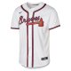 Youth Atlanta Braves Ronald Acu?a Jr. Nike White Home Limited Player Jersey