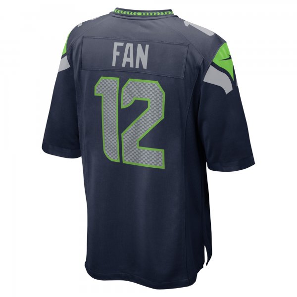 Men's Seattle Seahawks 12s Nike College Navy Game Team Jersey