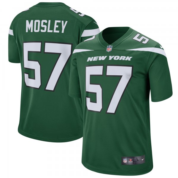 Men's New York Jets C.J. Mosley Nike Gotham Green Game Jersey