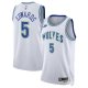 Youth Nike Minnesota Timberwolves #5 Anthony Edwards White 2023/24 Swingman Classic Edition Jersey