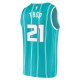 Youth Charlotte Hornets JT Thor Fanatics Teal 2021/22 Fast Break Replica Jersey - Icon Edition