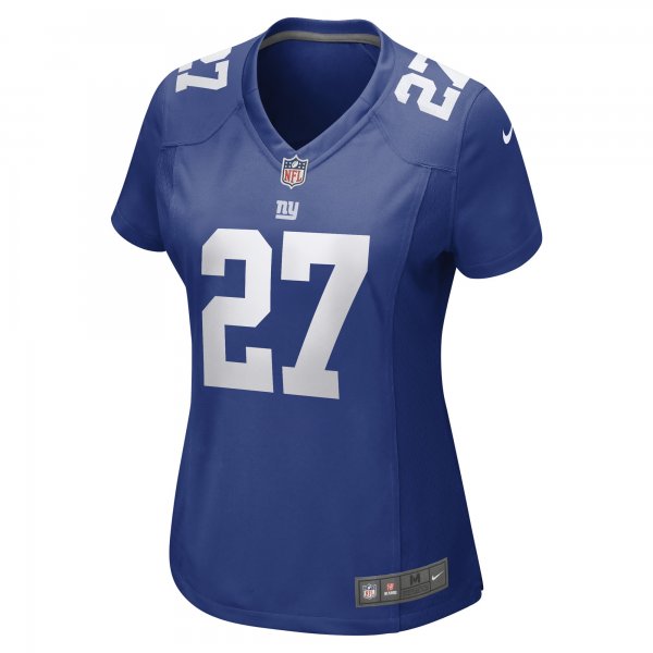 Women's New York Giants Jason Pinnock Nike Royal Game Player Jersey