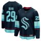 Men's Seattle Kraken Vince Dunn Fanatics Deep Sea Blue Home Breakaway Player Jersey