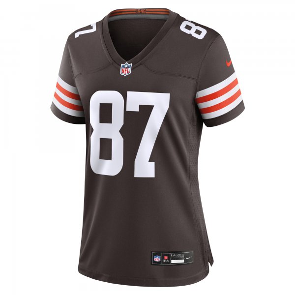 Women's Cleveland Browns Giovanni Ricci Nike  Brown  Game Jersey