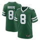 Men's New York Jets #8 Aaron Rodgers Nike Legacy Green Limited Jersey