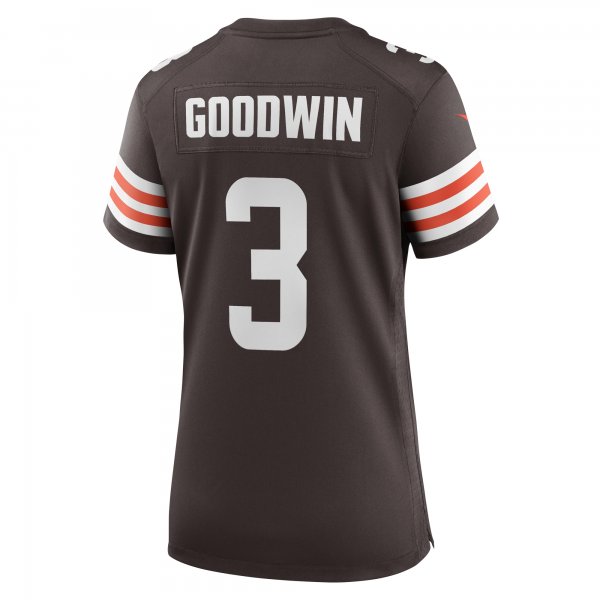 Women's Cleveland Browns Marquise Goodwin Nike Brown Game Jersey