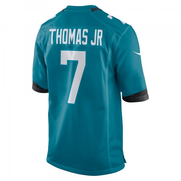 Men's Jacksonville Jaguars Brian Thomas Jr Nike Teal 2024 NFL Draft First Round Pick Player Game Jersey