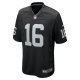 Men's Las Vegas Raiders Jakobi Meyers Nike Black Game Player Jersey