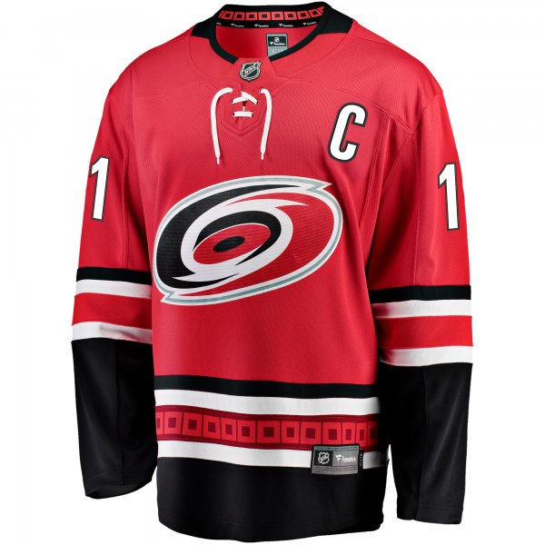 Men's Carolina Hurricanes Jordan Staal Fanatics Red Alternate Breakaway Jersey