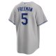 Men's Los Angeles Dodgers Freddie Freeman Nike Gray Road Replica Player Jersey