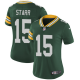 Women's Nike Green Bay Packers #15 Bart Starr Green Team ColorStitched NFL Vapor Untouchable Limited Jersey