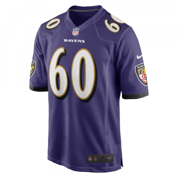 Men's Baltimore Ravens Kyle Fuller Nike  Purple  Game Jersey