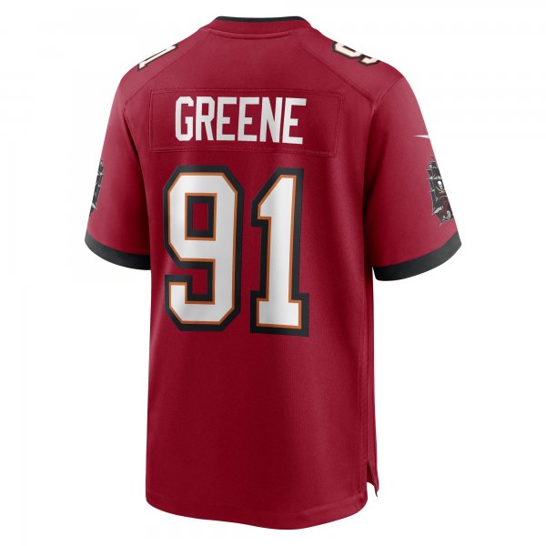 Men's Tampa Bay Buccaneers Mike Greene Nike Red Game Player Jersey