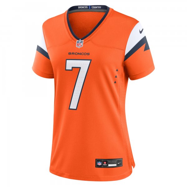 Women's Denver Broncos John Elway Nike Orange Retired Player Game Jersey